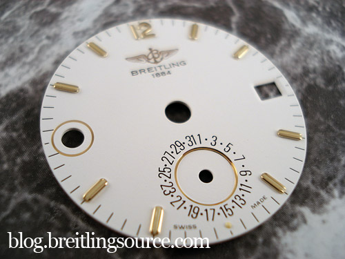 breitling duograph dial