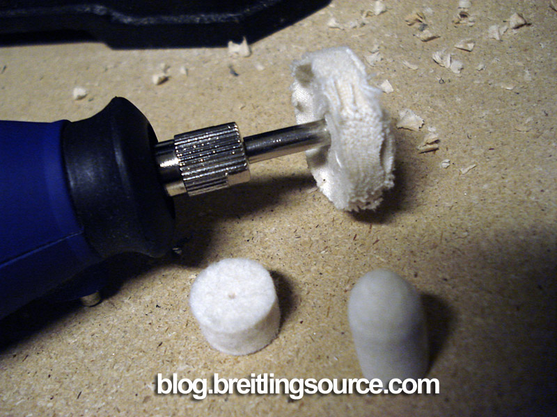 Dremel Polishing Bits Dremel with polishing compound